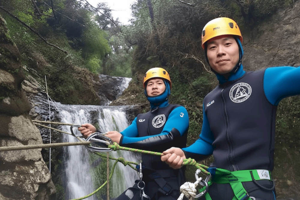 Visitors should follow the marked trail for safety while trekking to the Love Waterfall Sapa